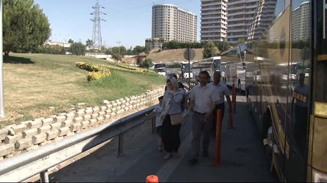 Tatilcilerin dönüş yolculuğu başladı 15