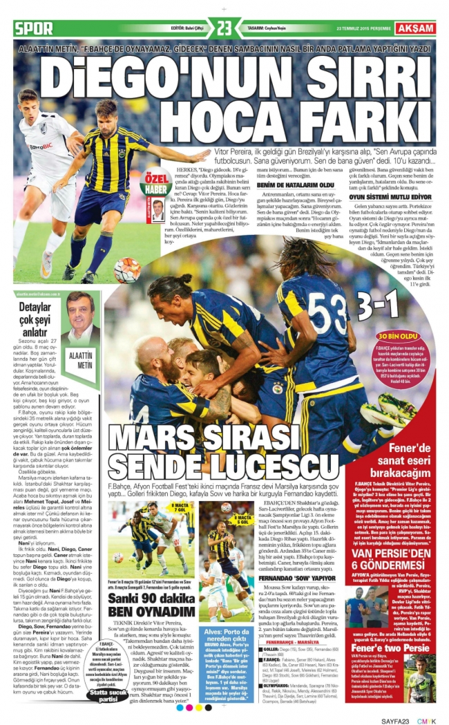 Fenerbahçe, Shakhtar Donetsk için geri sayımda 4