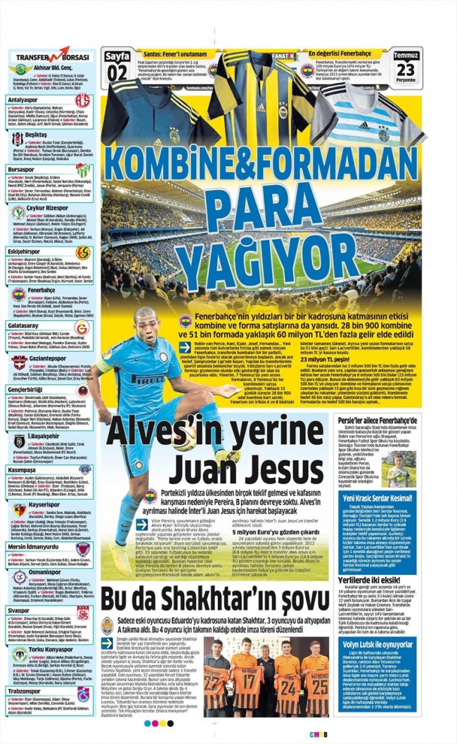 Fenerbahçe, Shakhtar Donetsk için geri sayımda 14