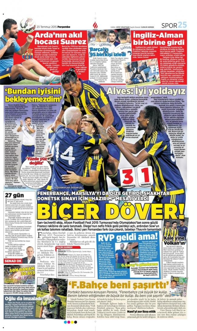 Fenerbahçe, Shakhtar Donetsk için geri sayımda 2