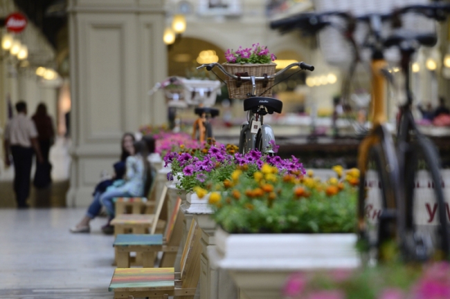 Kızıl Meydan çiçek bahçesine döndü 11