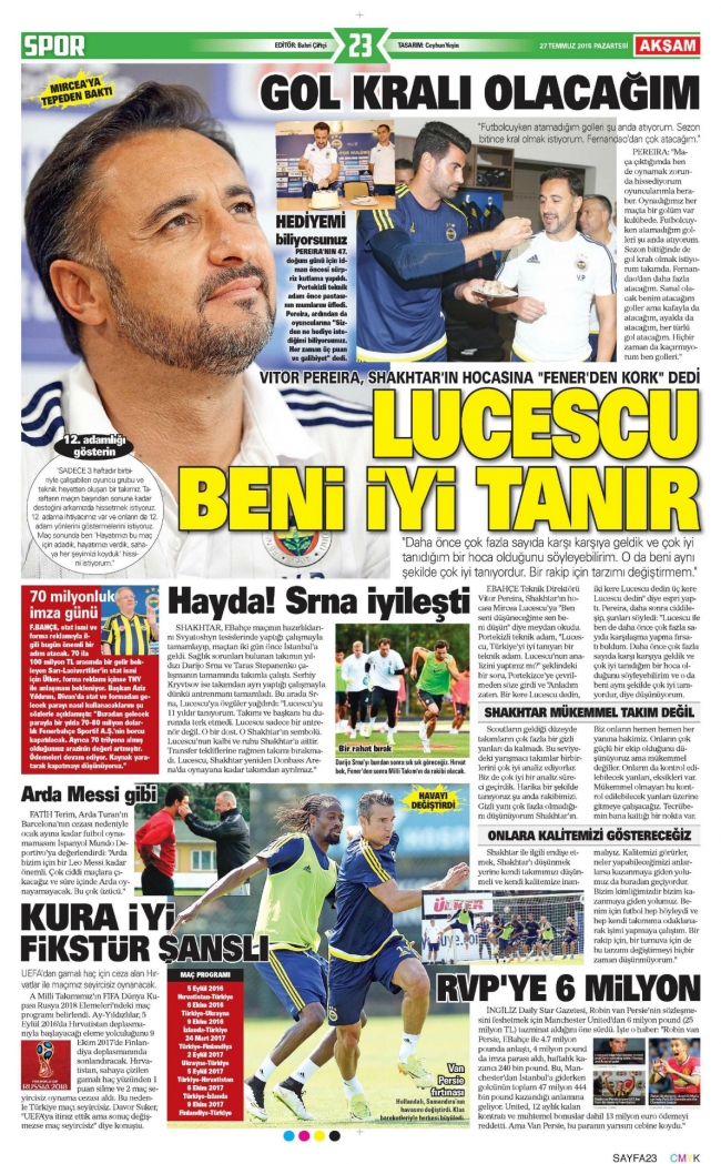 Lucescu bizi çok iyi tanır 6