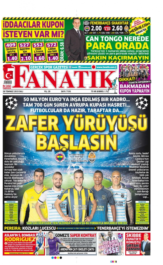 Fenerbahçe'nin Avrupa hasreti bitiyor 15