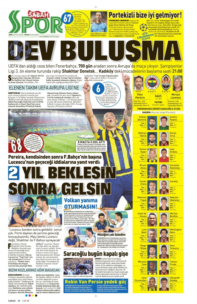 Fenerbahçe'nin Avrupa hasreti bitiyor 8