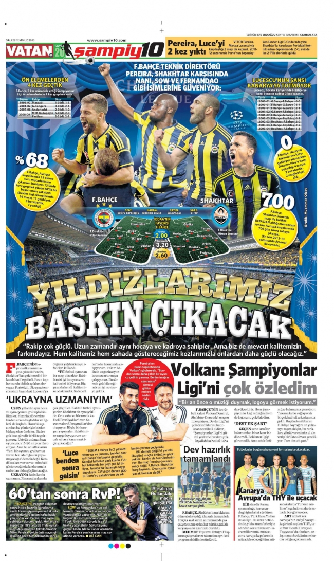 Fenerbahçe'nin Avrupa hasreti bitiyor 3