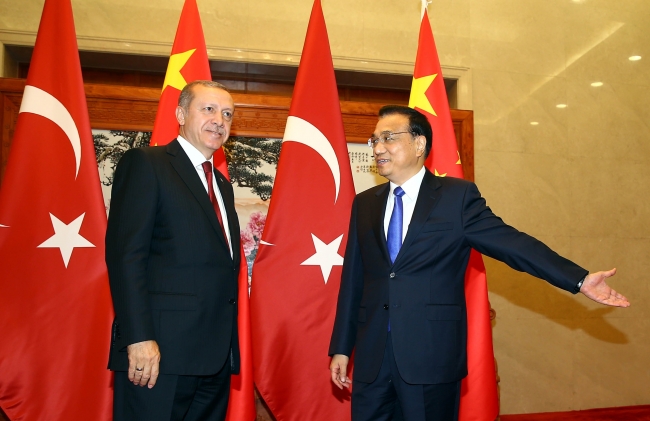 Erdoğan'a Çin'de renkli karşılama 21