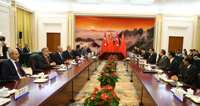 Erdoğan'a Çin'de renkli karşılama 19