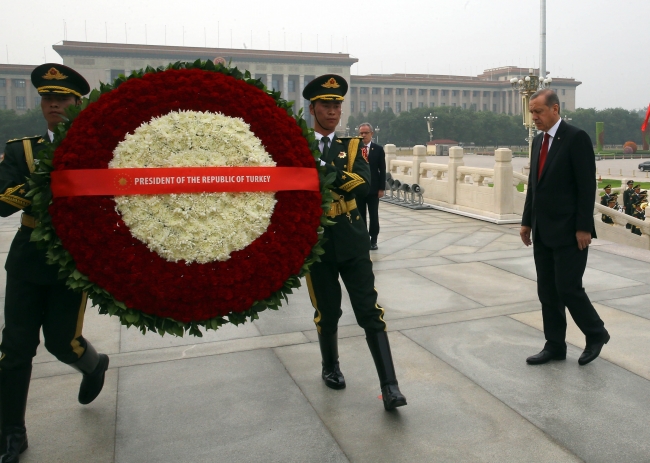 Erdoğan'a Çin'de renkli karşılama 17