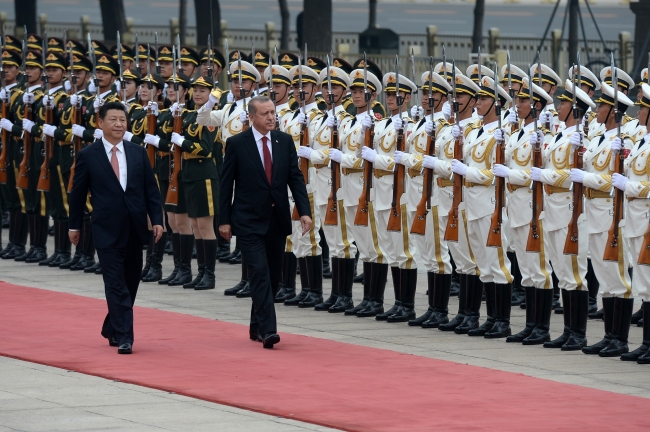 Erdoğan'a Çin'de renkli karşılama 13
