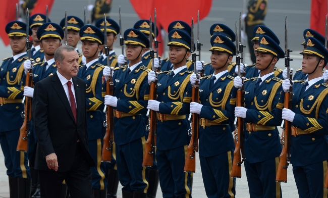 Erdoğan'a Çin'de renkli karşılama 11