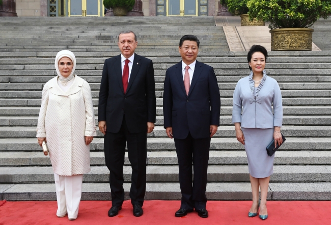 Erdoğan'a Çin'de renkli karşılama 8