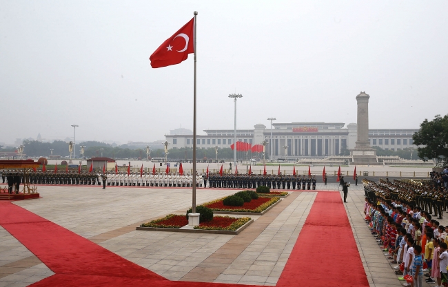 Erdoğan'a Çin'de renkli karşılama 6