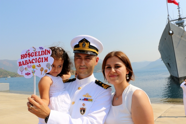 Gediz Fırkateyni'nin 122 günlük 'tarihi' yolculuğu sona erdi 1