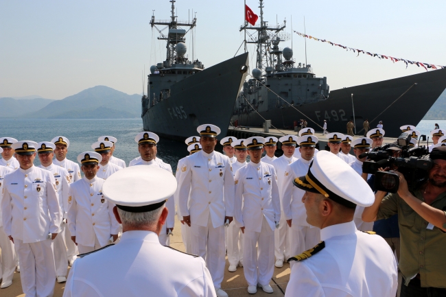 Gediz Fırkateyni'nin 122 günlük 'tarihi' yolculuğu sona erdi 10