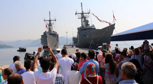 Gediz Fırkateyni'nin 122 günlük 'tarihi' yolculuğu sona erdi 17