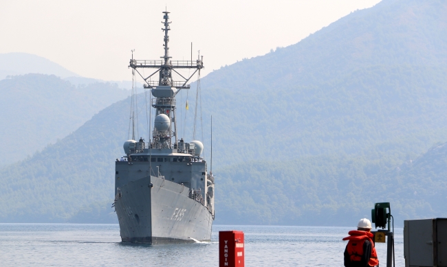 Gediz Fırkateyni'nin 122 günlük 'tarihi' yolculuğu sona erdi 14