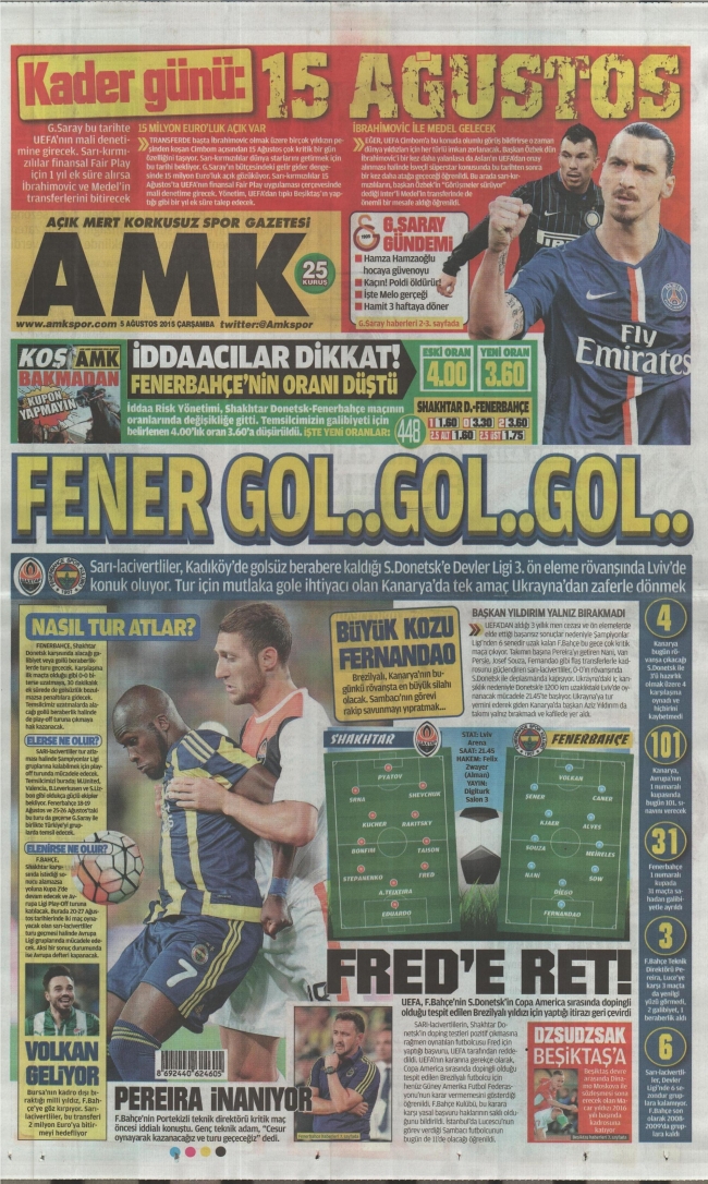 İlk golü at, turu kap Fenerbahçe 4