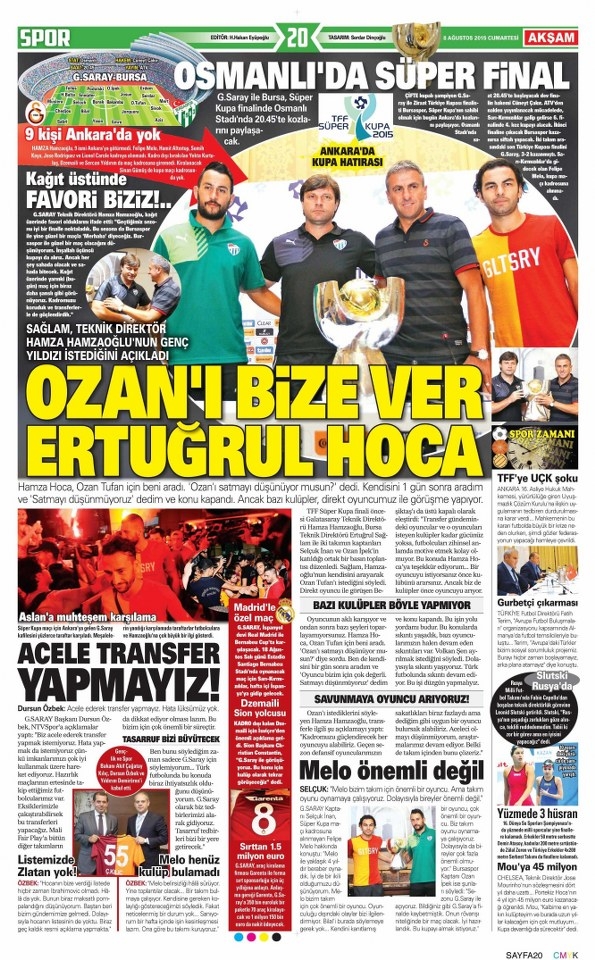 Gözler şimdi Süper Kupa finalinde 1