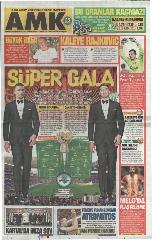 Gözler şimdi Süper Kupa finalinde 2