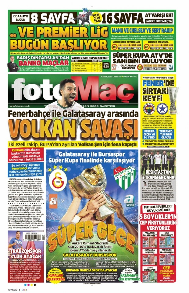 Gözler şimdi Süper Kupa finalinde 5