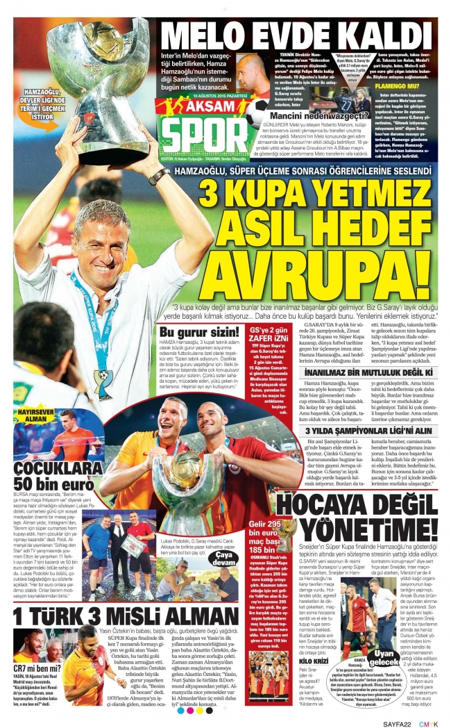 Dursun Özbek Ibrahimovic sözü verdi 2