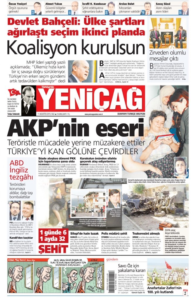 Kara Pazartesi gazete manşetlerinde 28