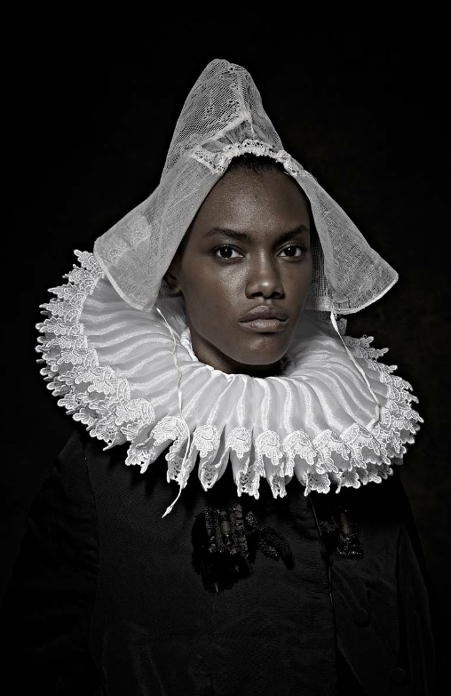 Flaman portrelerine siyahi uyarlama 10