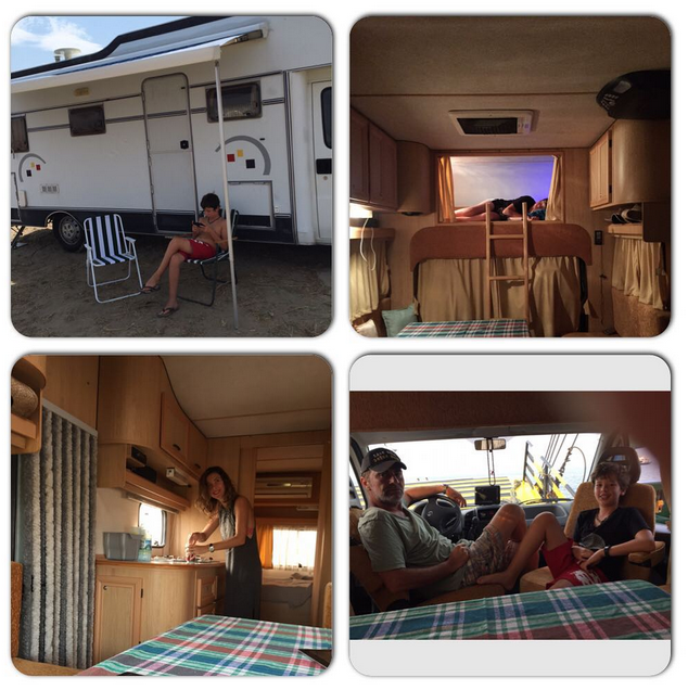 Instagram'da ünlüler: Karavanda tatil 1