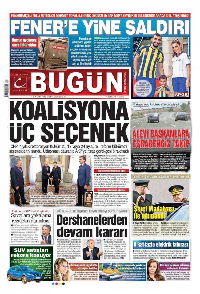 Gazete manşetleri: Türkiye'ye tam destek 4