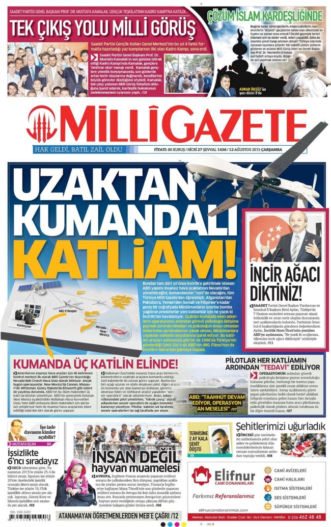 Gazete manşetleri: Türkiye'ye tam destek 13