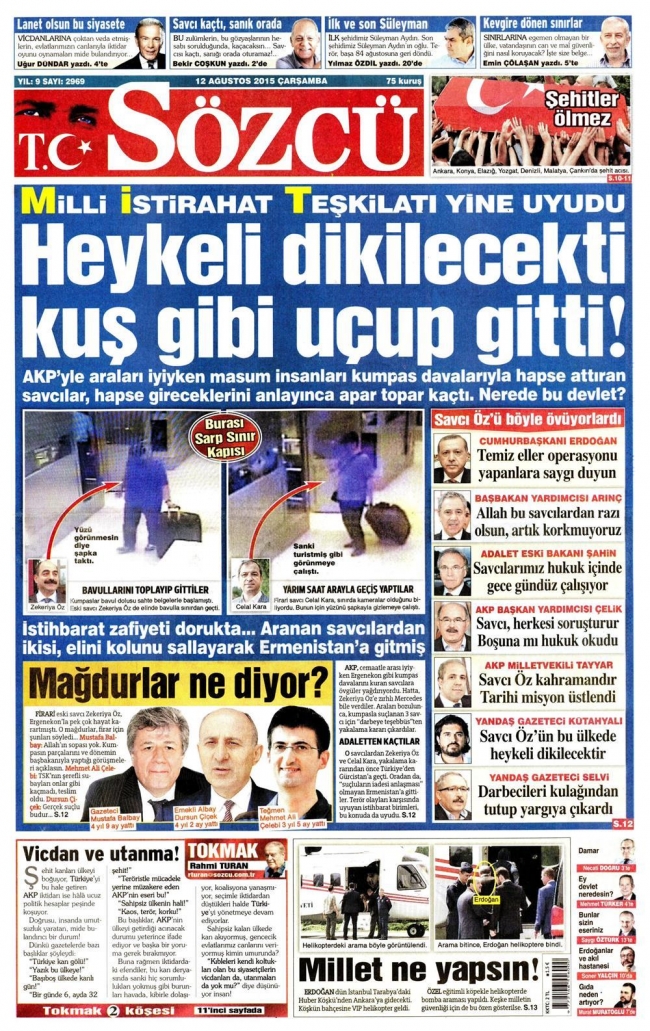 Gazete manşetleri: Türkiye'ye tam destek 18