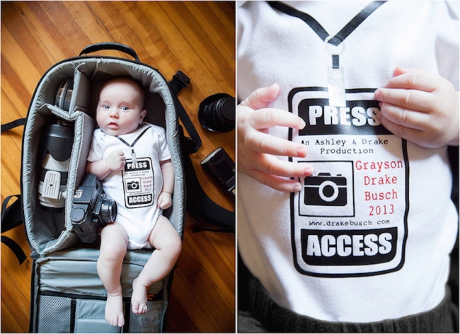 Fotoğrafçı babanın bebeği böyle olur! 1