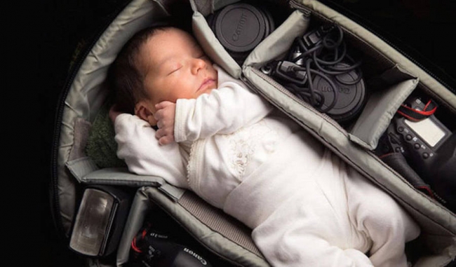 Fotoğrafçı babanın bebeği böyle olur! 2