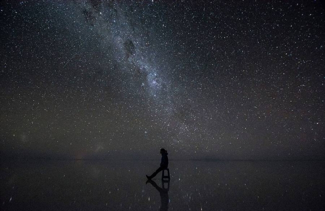 Hipnotize edici yansımalarıyla Bolivya tuz çölü 14