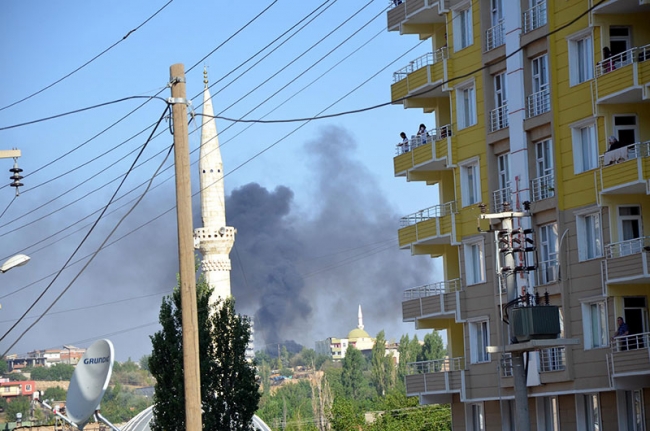 Terör gecesinin ardından Silvan'da son durum 1