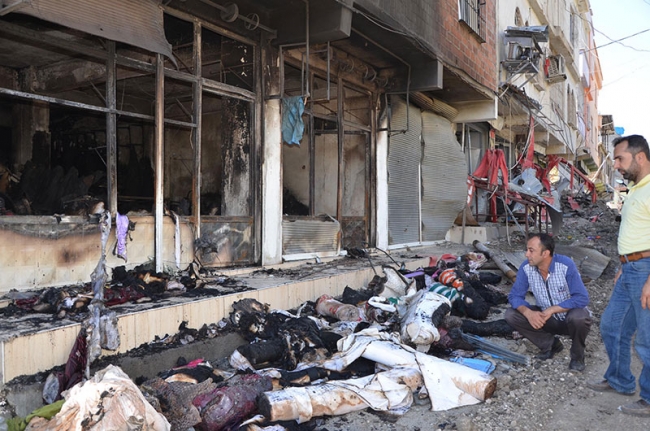 Terör gecesinin ardından Silvan'da son durum 4