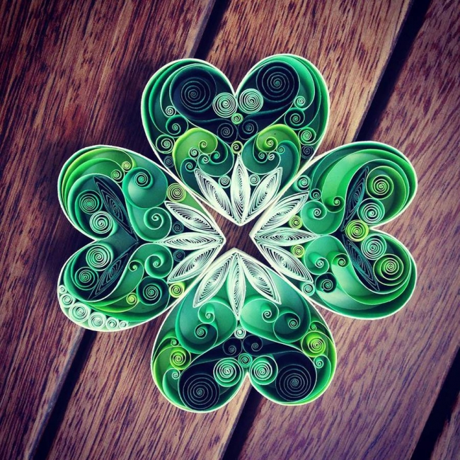 Van Gogh tablosu değil quilling sanatı 3