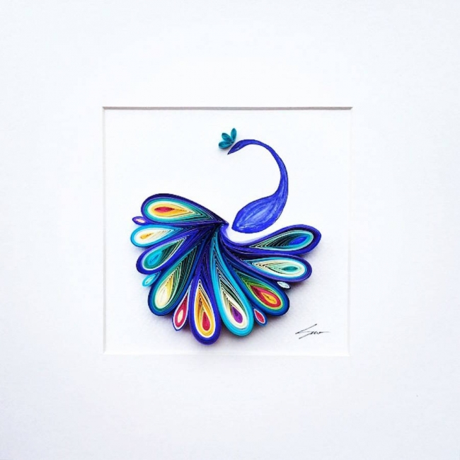 Van Gogh tablosu değil quilling sanatı 6