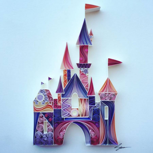 Van Gogh tablosu değil quilling sanatı 7