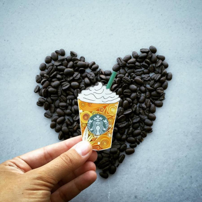 Van Gogh tablosu değil quilling sanatı 8