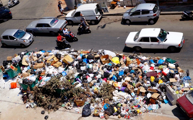 Lübnan'da "çöp krizi" büyüyor 2