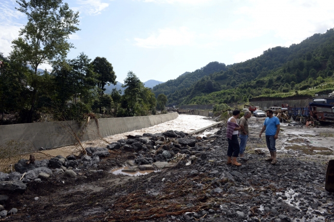 Sel felaketinin ardından Artvin'de son durum... 13