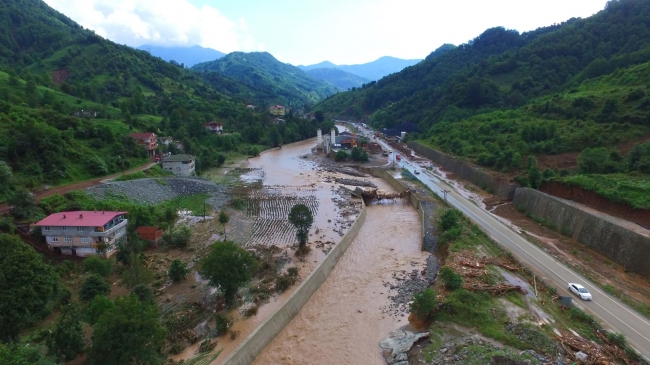 Sel felaketinin ardından Artvin'de son durum... 26