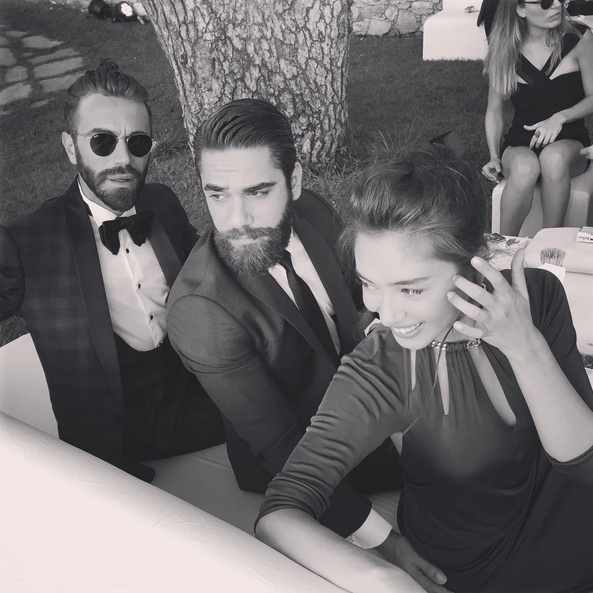 Instagram'da ünlüler: Sevgililerden set ziyareti 11