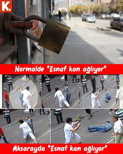 Aksaray esnafına geçmiş olsun ziyareti sosyal medyayı sallıyor 5