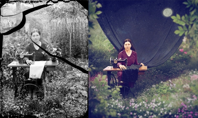 Siyah-beyaz fotoğraflara gerçeküstü yorum 10