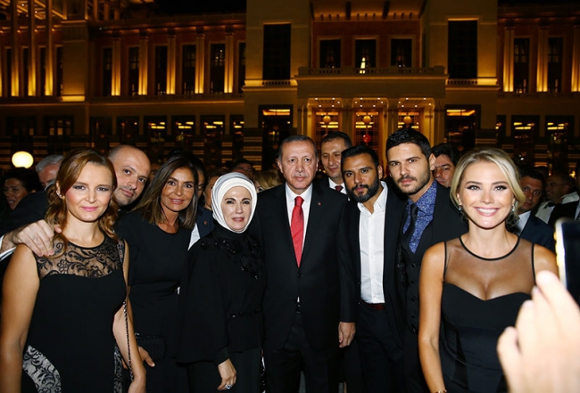 Beştepe'ye ünlü akını 15