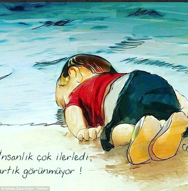 Kıyıya vuran Suriyeli çocuk sosyal medya kullanıcılarını ayaklandırdı 4