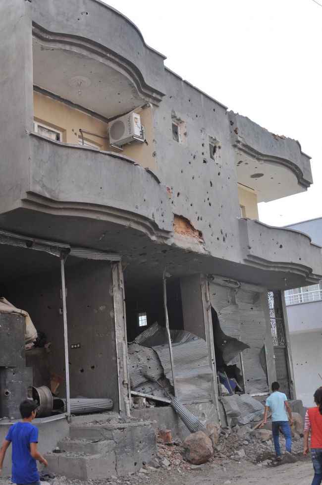 Operasyonun ardından Cizre sokakları... 11