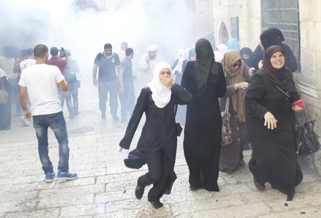 Mescidi Aksa'da İsrail zorbalığı 1